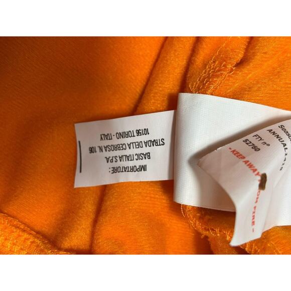 Kappa Track Jacket Mens XL Orange Blue Full Zip Polyester Pockets Logo Athletic - Picture 6 of 8